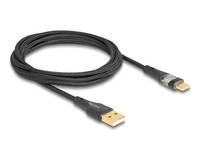 DELOCK - USB 2.0 Kabel Typ-A Stecker zu Type-C mit Schnellladefunktion 60 W - Kabel - Digital/Daten