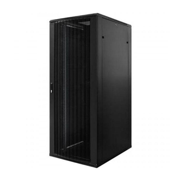 DSIT Danicom - 42 HE 19” Serverschrank, mit perforierten Doppelflügeltüren vorne und hinten (BxTxH) 800 x 1200 x 2000mm