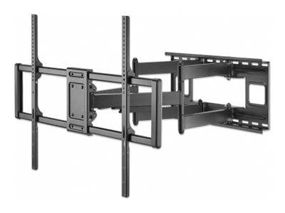 Manhattan - Befestigungskit (Wandmontage) - Voll beweglich - für Flachbildschirm - robust, großer Bildschirm - Stahl - S