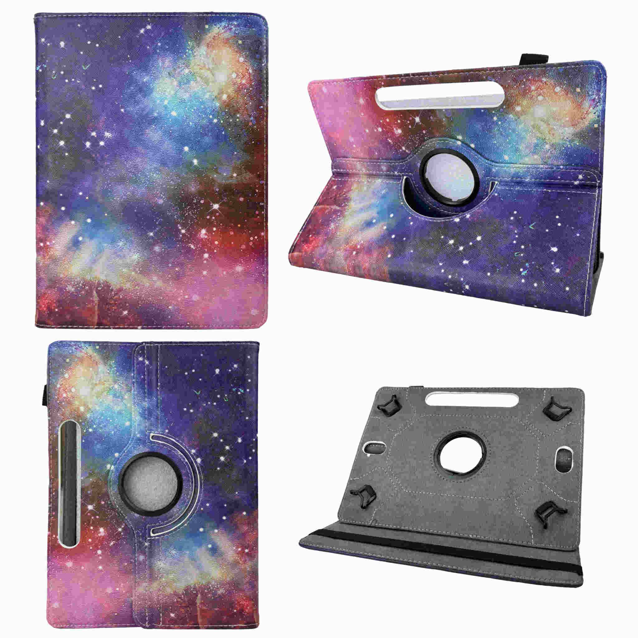 Für Apple iPad Air 11 Zoll 2025 / 2024 360 Grad Motiv 26 Tablet Tasche Kunst Leder Etuis Hülle/
