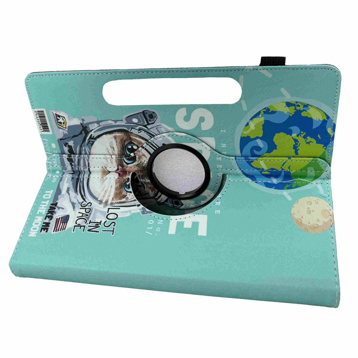 Für Apple iPad Air 11 Zoll 2025 / 2024 360 Grad Motiv 20 Tablet Tasche Kunst Leder Etuis Hülle