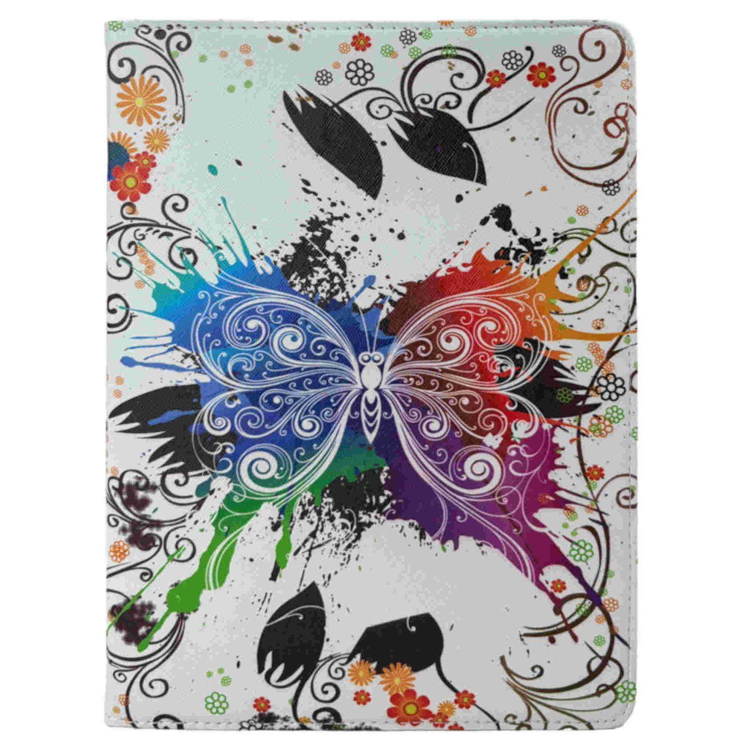 Für Apple iPad Air 11 Zoll 2025 / 2024 360 Grad Motiv 25 Tablet Tasche Kunst Leder Etuis Hülle