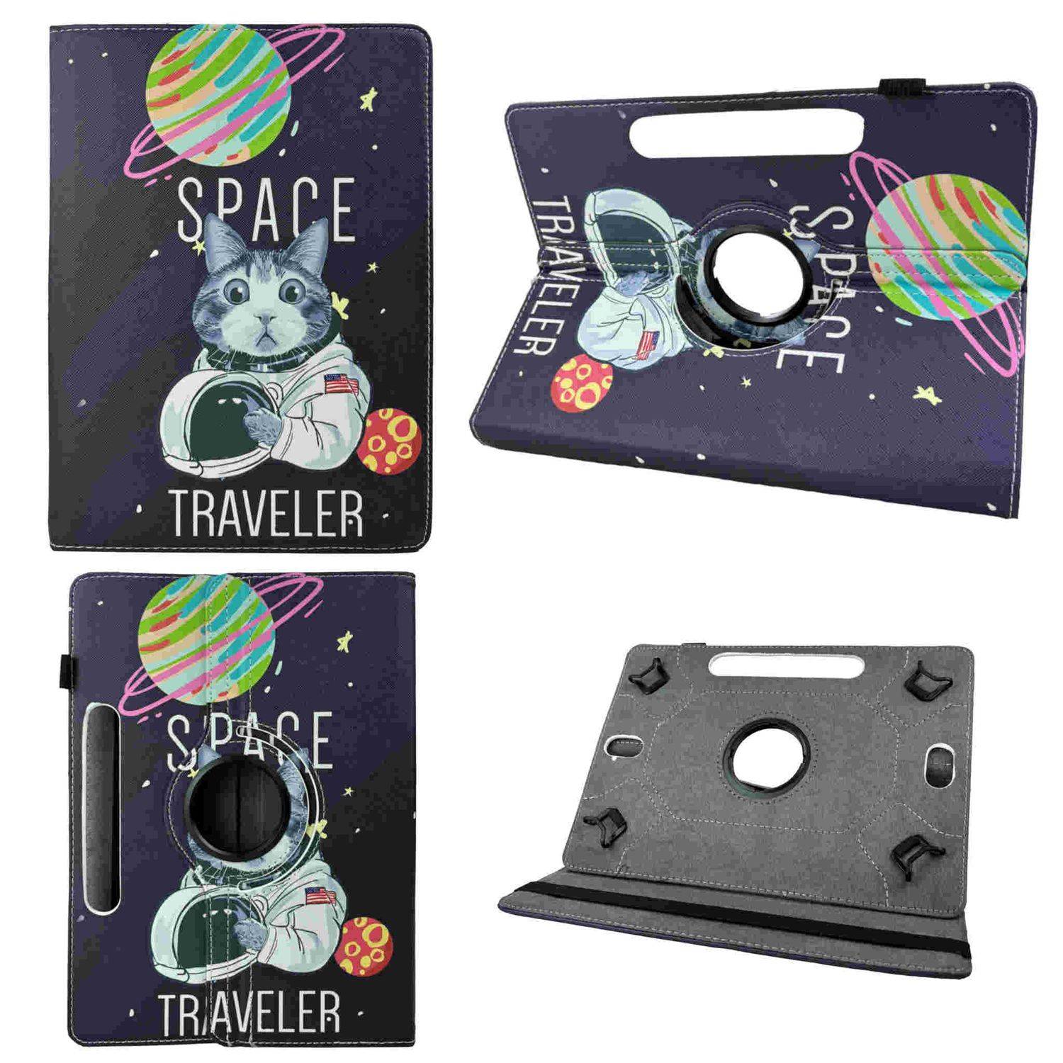 Für Apple iPad Air 11 Zoll 2025 / 2024 360 Grad Motiv 19 Tablet Tasche Kunst Leder Etuis Hülle