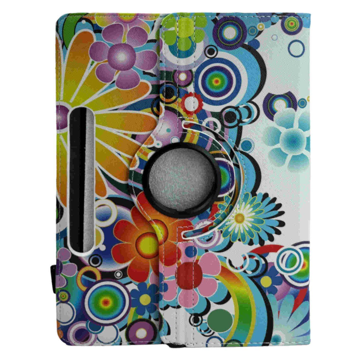 Für Apple iPad Air 11 Zoll 2025 / 2024 360 Grad Motiv 21 Tablet Tasche Kunst Leder Etuis Hülle