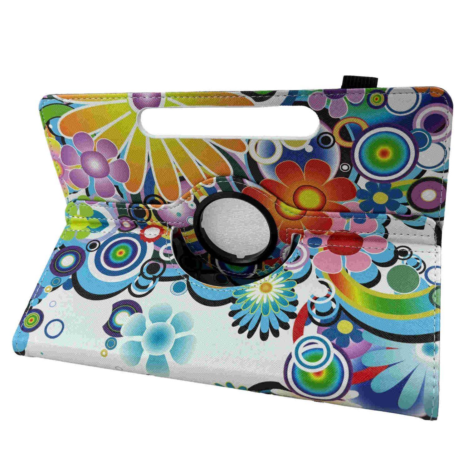 Für Apple iPad Air 11 Zoll 2025 / 2024 360 Grad Motiv 21 Tablet Tasche Kunst Leder Etuis Hülle