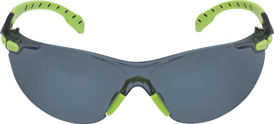 Schutzbrille 3M™ Solus™ 1000 S1202SGAF Rahmen grün/schwarz Scheibe grau Scheibenkennzeichnung 5-3.1 3M 1 FT K N Beschich