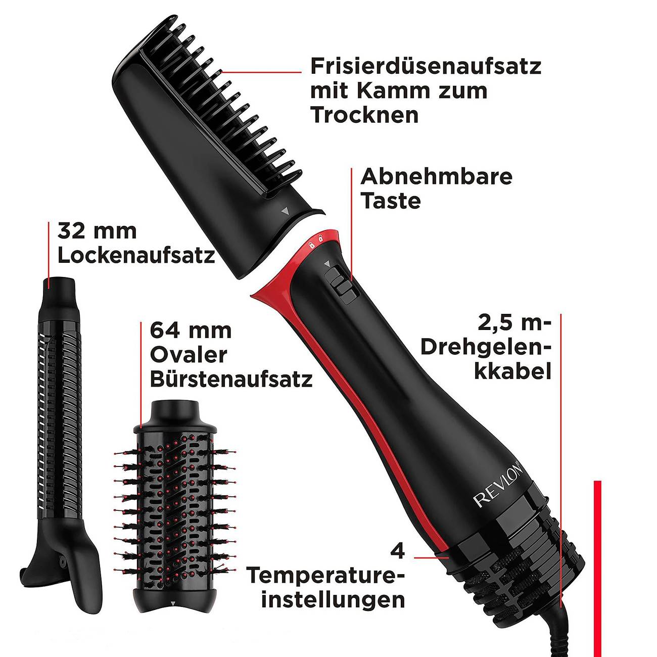 Revlon RVDR5333E Onestep Blow-Dry Multi-Styler Warmluftbürste