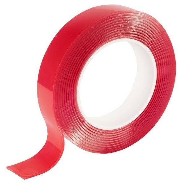 Montage Klebeband, doppelseitig, 2mm, Acryl, transparent, 5m