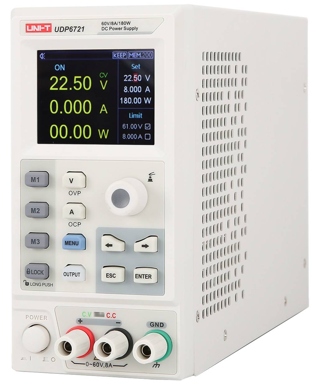 UNI-T Labornetzgerät UDP6721, 1-Kanal, programmierbar, 180 W