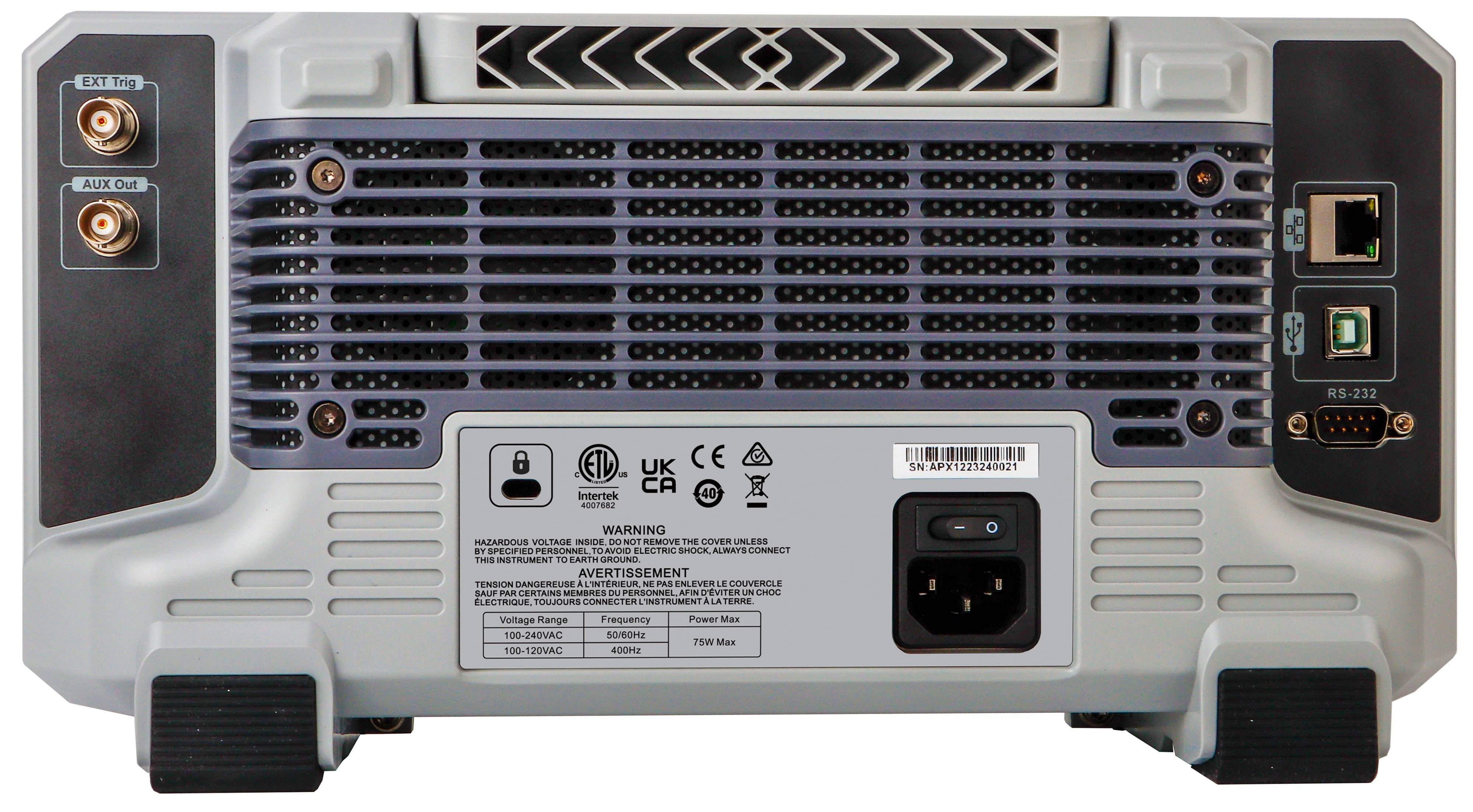 UNI-T Speicher-Oszilloskop UPO1204, 4 Kanal, 200 MHz, 2 GSa/s