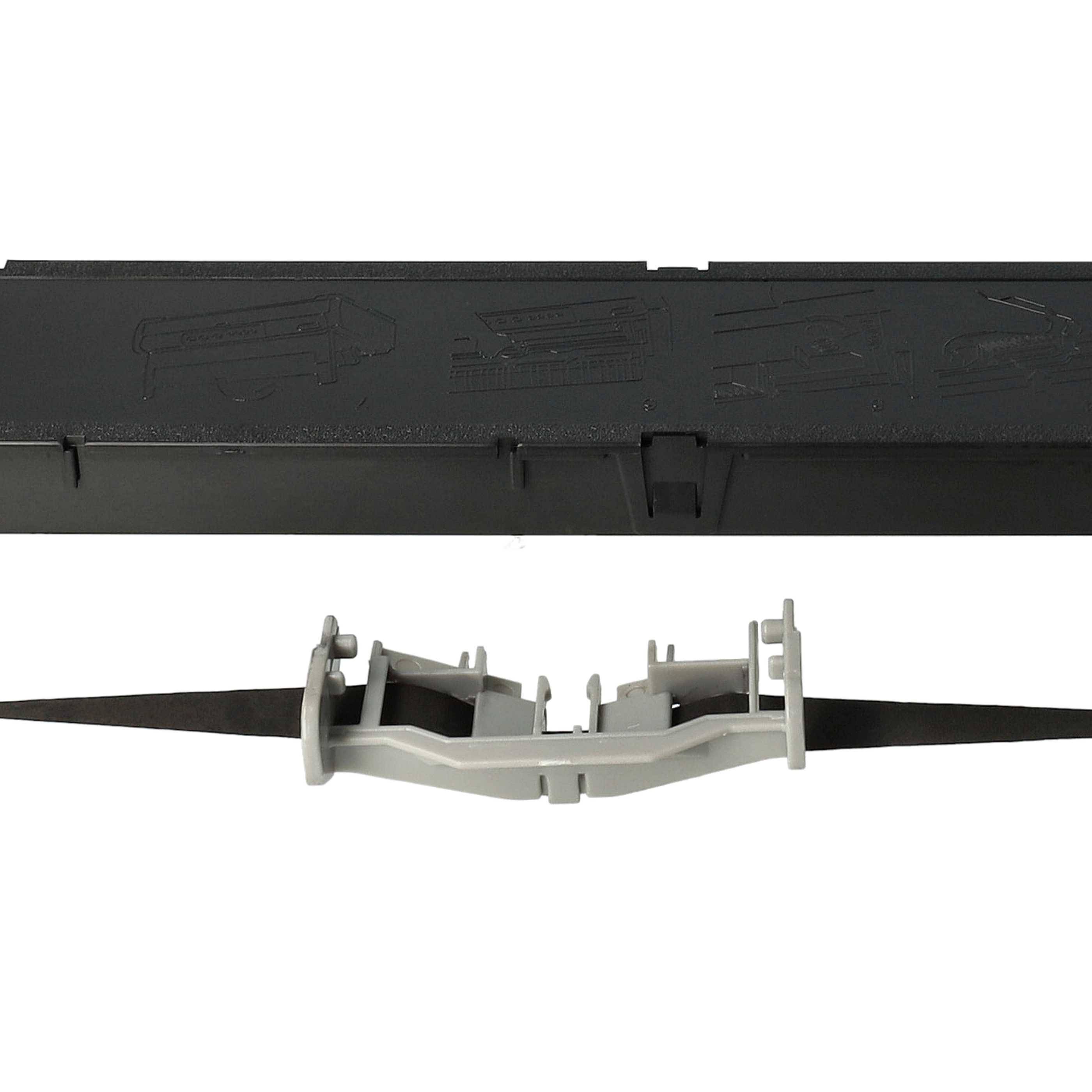 vhbw 5x Farbband Schriftband kompatibel mit OKI Microline ML-5621, ML-5721, ML-5761, ML-5791 Nadeldrucker, Bondrucker - Schwarz