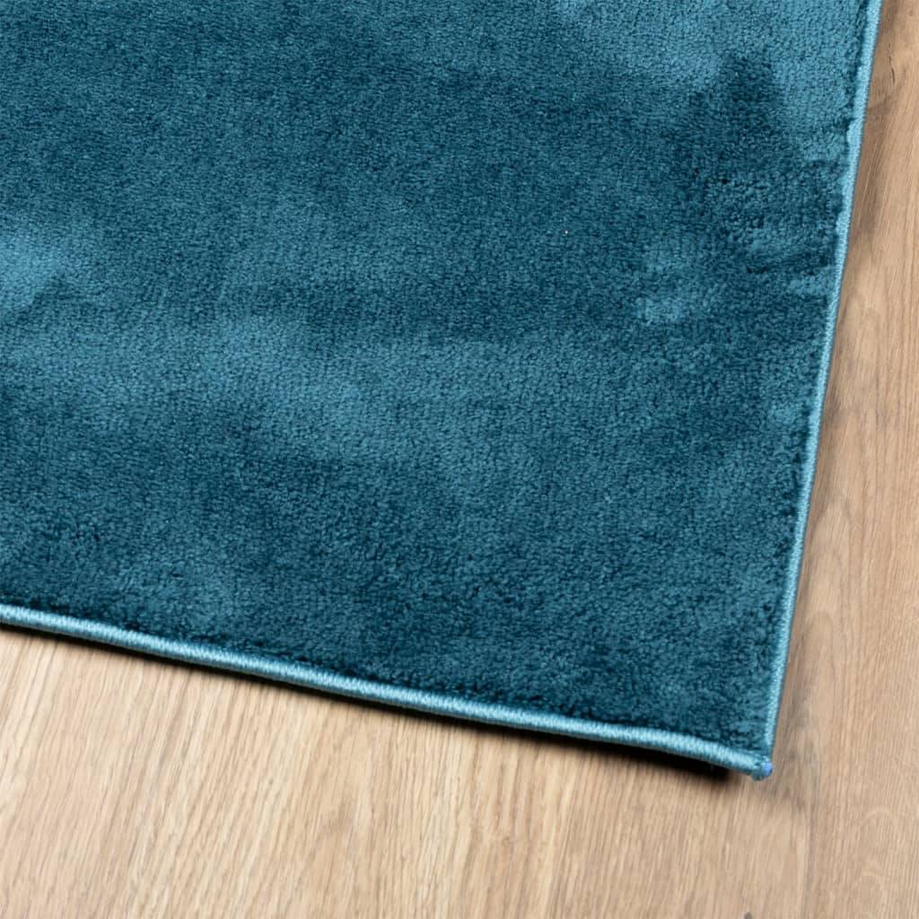 vidaXL Teppich OVIEDO Kurzflor Türkis 240x340 cm
