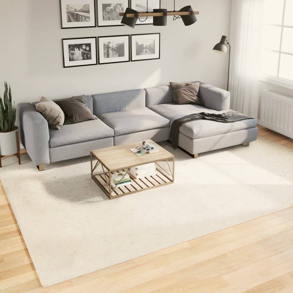 vidaXL Teppich OVIEDO Kurzflor Beige 240x340 cm