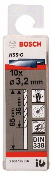 Bosch Power Tools PRO Metal HSS-G 2608595056