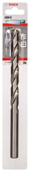 Detailaufnahme eines Metallbohrers mit Spiralrillen, der zum Bohren von Löchern in verschiedenen Materialien verwendet wird.