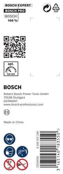 Bosch' Logo mit Text: 'Robert Bosch Power Tools GmbH, 70538 Stuttgart, Deutschland', Website 'www.bosch-professional.com'.