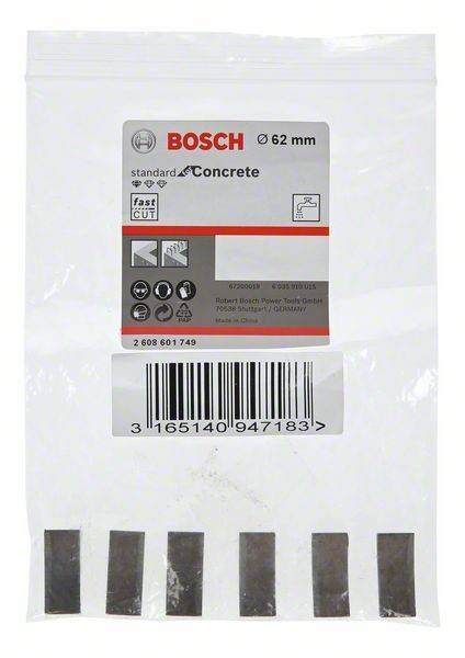 Bosch Power Tools Segmente für PRO 2608601749