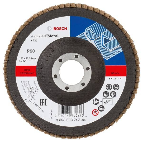 Bosch Power Tools Fächerschleifscheibe 2608603717