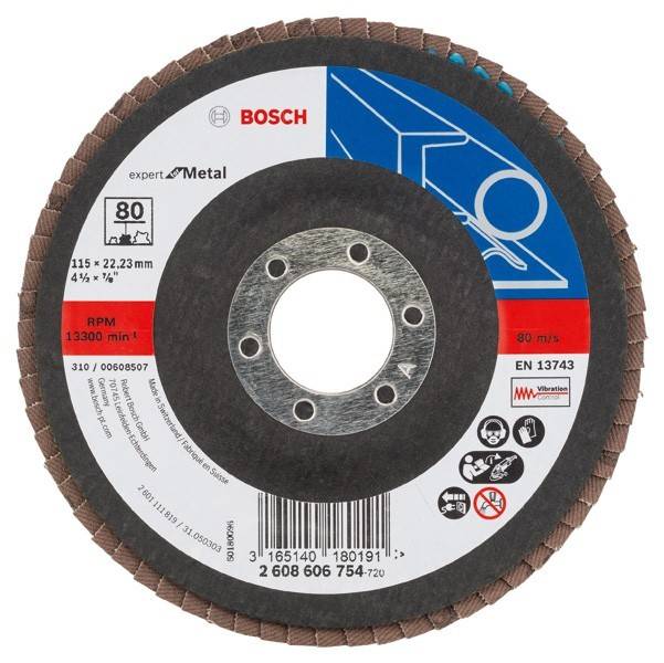 Bosch Power Tools Fächerschleifscheibe 2608606754