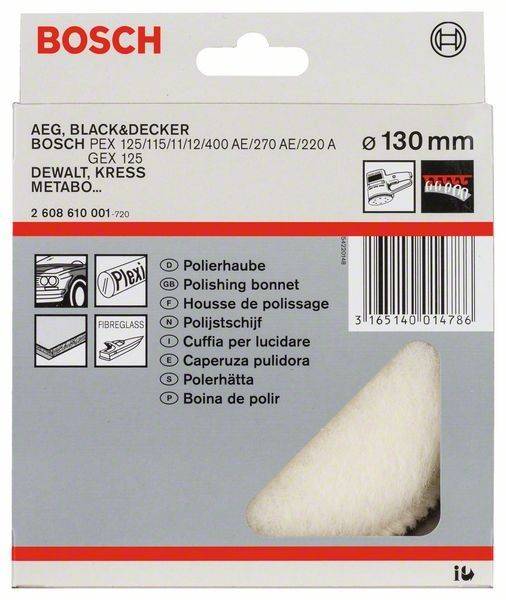 Bosch Power Tools Lammwollhaube für 2608610001