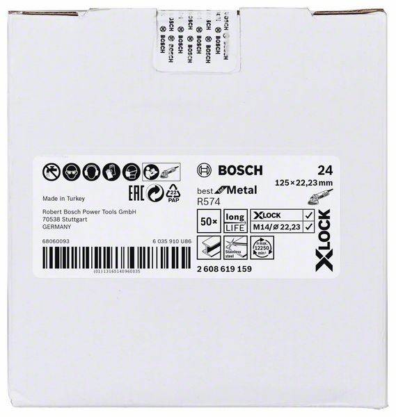 Bosch Power Tools Fiberschleifs.X-Lock 2608619159
