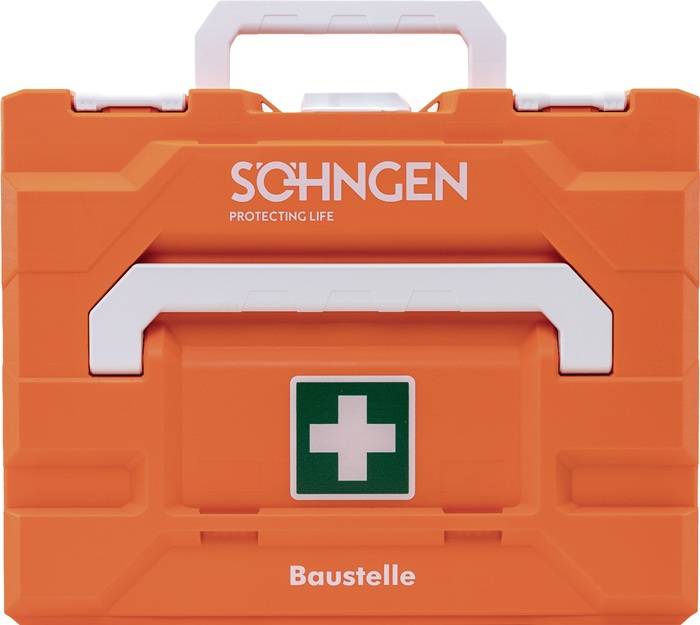 Erste Hilfe Koffer metaBOX 145M B226xH346xT145ca.mm orange SÖHNGEN