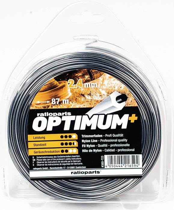 Nylonfaden Optimum Fadenstärke 2,4mm Fadenlänge 87m RATIOPARTS
