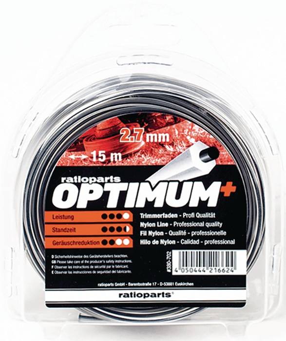 Nylonfaden Optimum Fadenstärke 2,7mm Fadenlänge 15m RATIOPARTS
