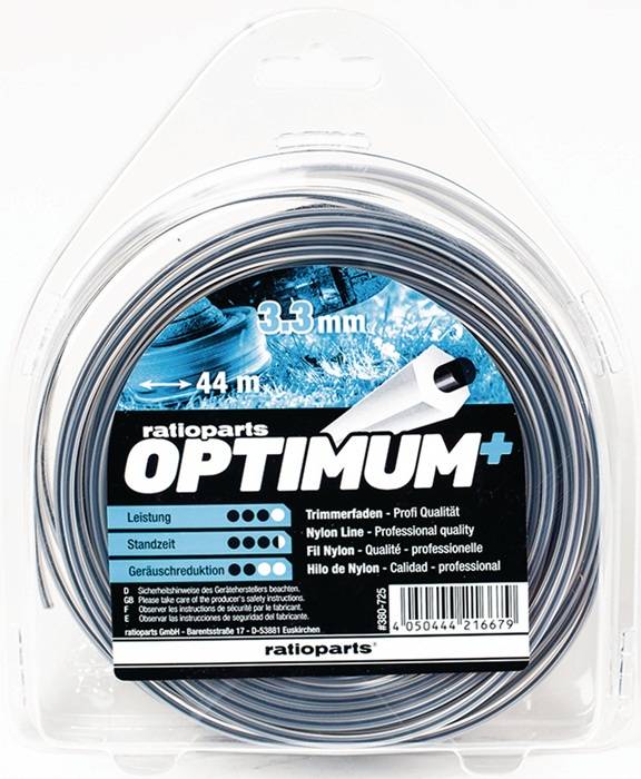 Nylonfaden Optimum Fadenstärke 3,3mm Fadenlänge 44m RATIOPARTS