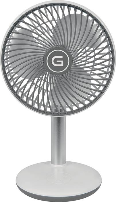 Akku-Tischventilator VENTI 3010 R D.15cm H.288mm 220-240/50 V/Hz weiss GUTFELS
