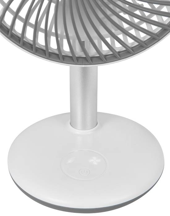 Akku-Tischventilator VENTI 3010 R D.15cm H.288mm 220-240/50 V/Hz weiss GUTFELS