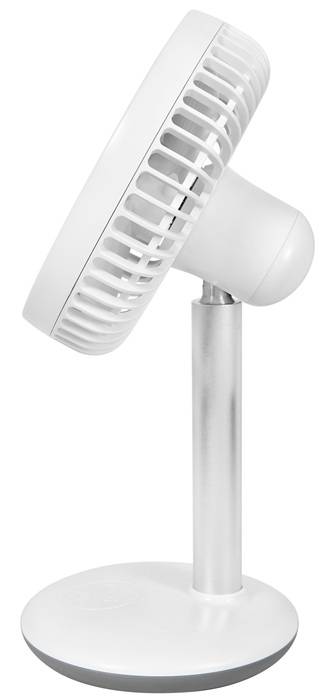 Akku-Tischventilator VENTI 3010 R D.15cm H.288mm 220-240/50 V/Hz weiss GUTFELS