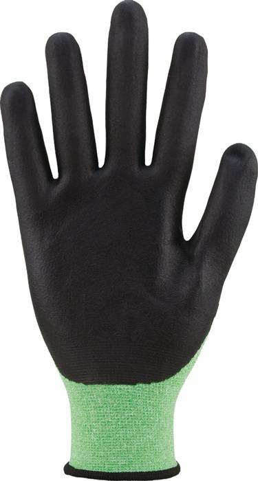 Feinstrickhandschuh HIT-RC Gr.10 grün/schwarz EN 388/EN 407/EN ISO 21420 PSA II