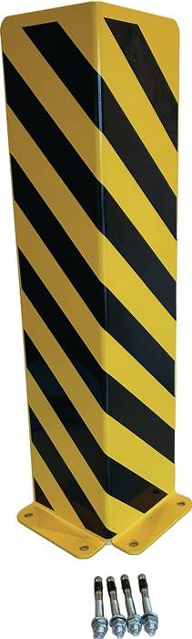 Schutzecke H800xL175/175mm L-Form Stahlbl.schwarz/gelb VE=1 St.GEWA