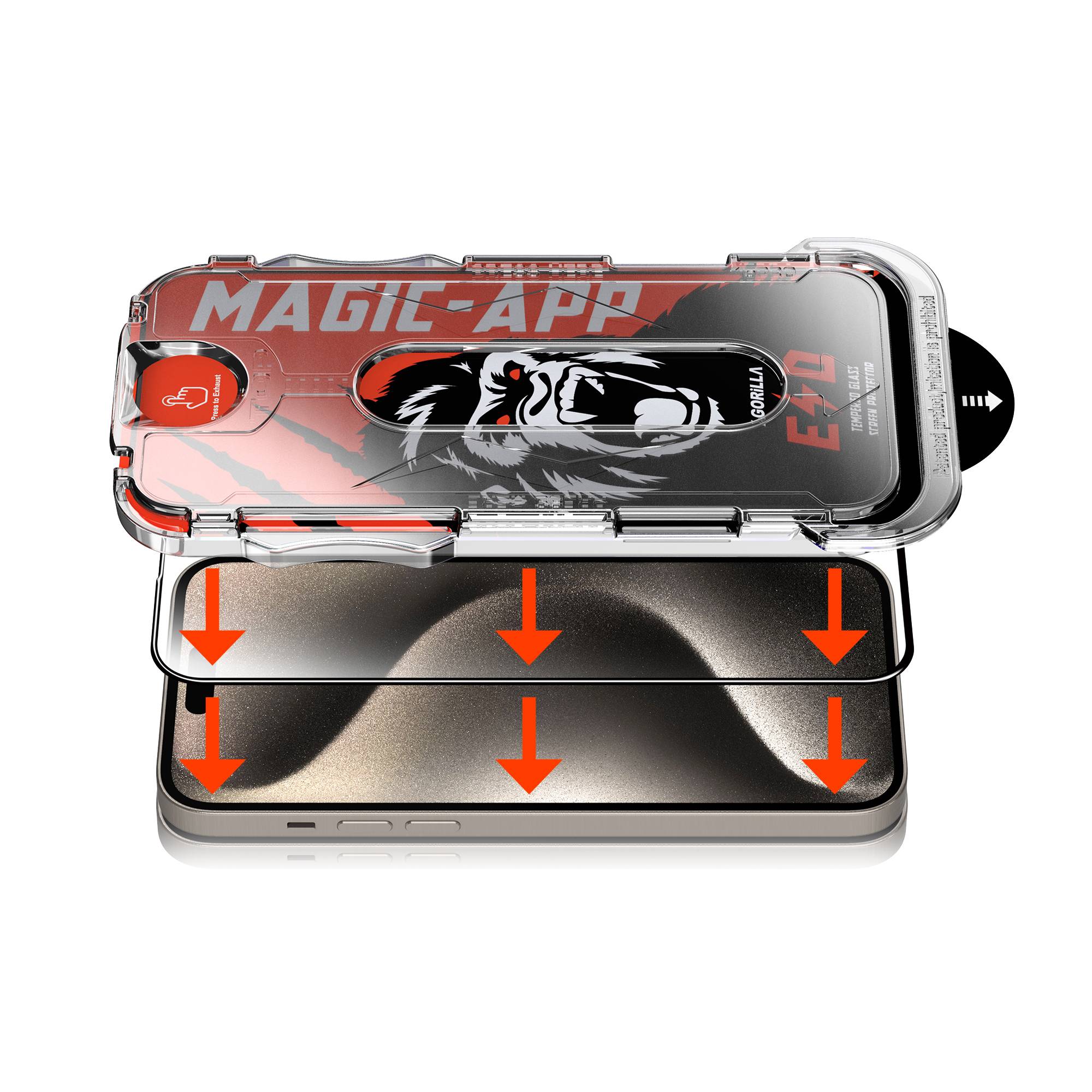 4x 9H Panzerglas für iPhone Xs Max 3D Klar Magic App echtes Tempered X Gorillaglas Displayschutz Schutzglas Schutzfolie Panzerfolie Screen Protector