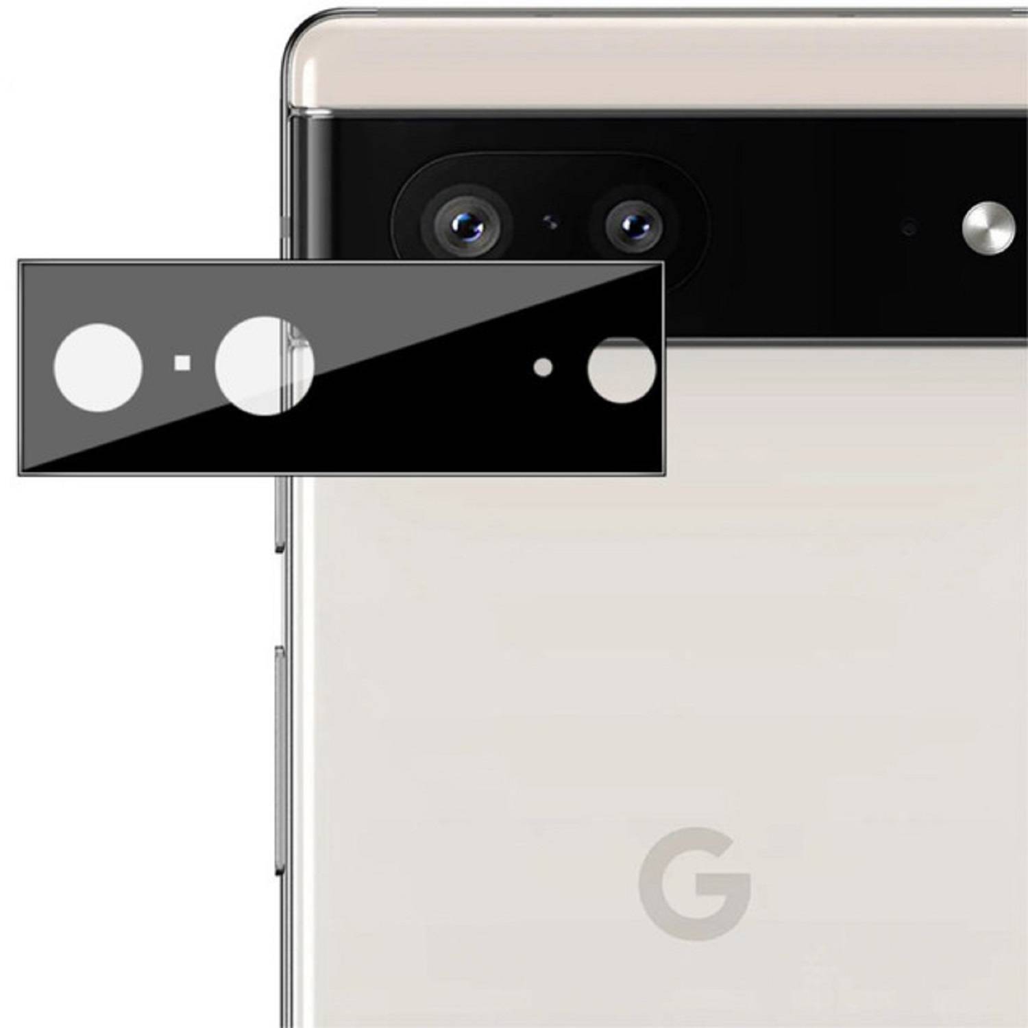 5x Kamera 9H Panzerhartglas für Google Pixel 6a 3D KLAR Schwarzes ECHTES TEMPERED Panzerglas Kameraglas Kamerhartglas Kameraschutzglas Schutzglas