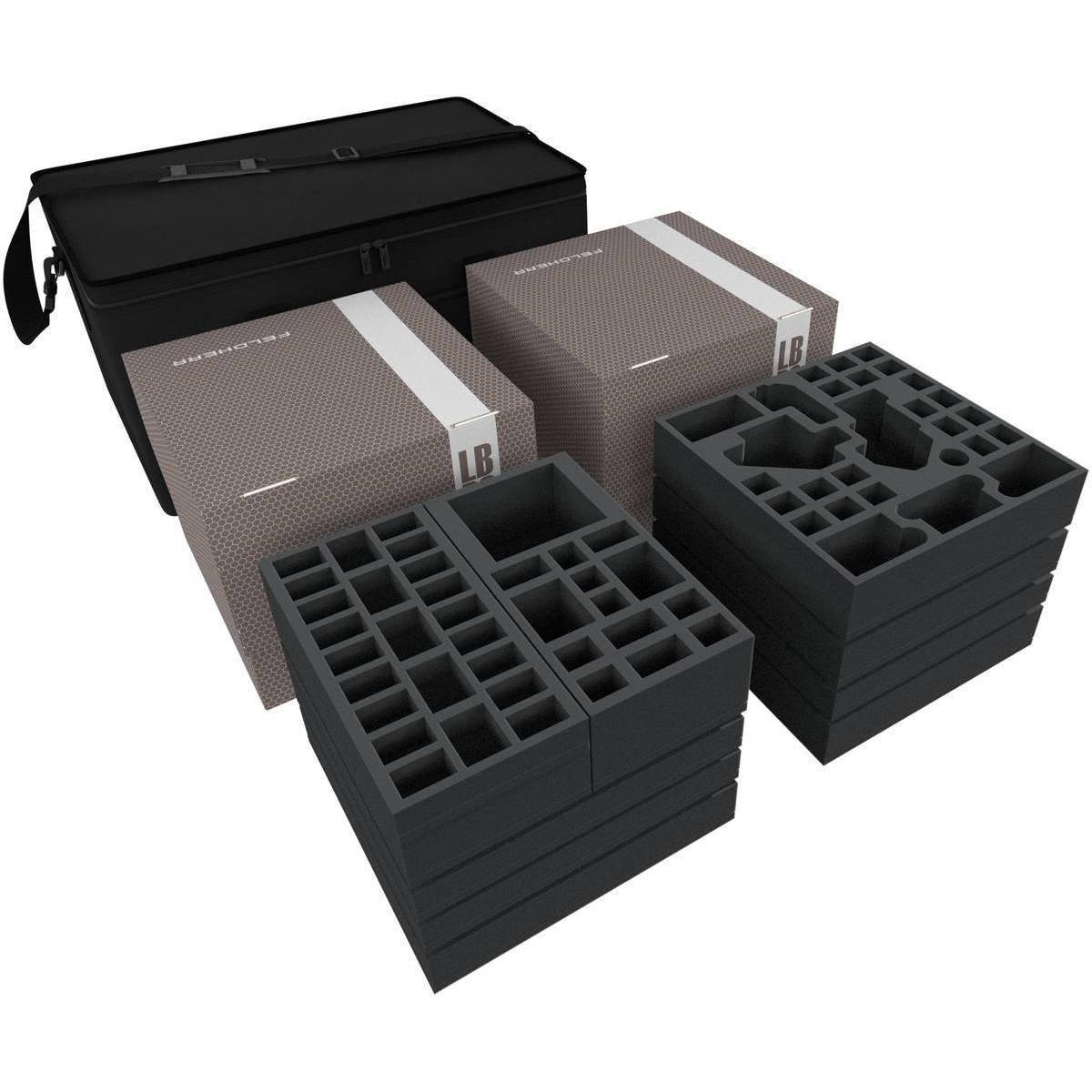 TRA63 - Transporter mit 2 LBBG Lagerboxen für Zombicide Black Plague Kickstarter Knight