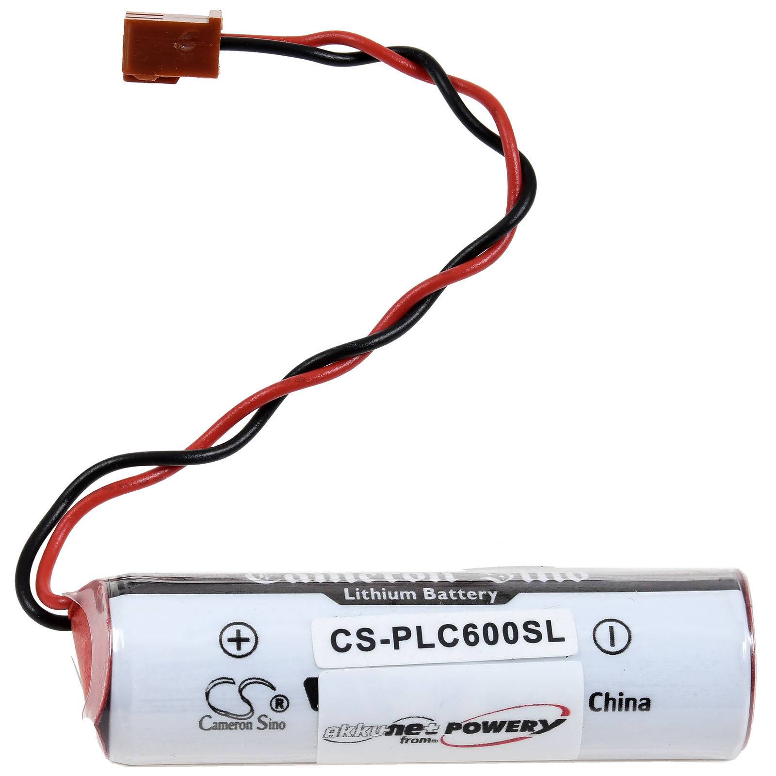 Powery SPS-Lithiumbatterie kompatibel mit Toshiba ER6VCT, LS14500-PR, 3,6V, Lithium-Thionylchlorid