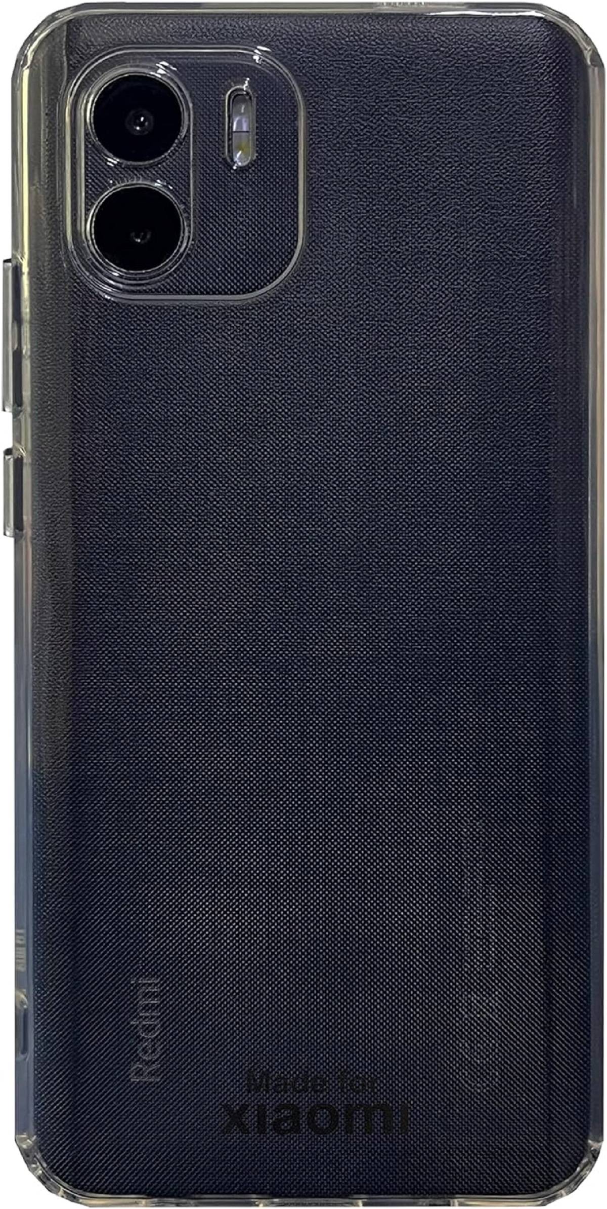 Made for Xiaomi Back Case, Handyhülle für Xiaomi Redmi A1 & Xiaomi Redmi A2, Handgefertigt in Europa, Silikon Schutzhülle, Transparent