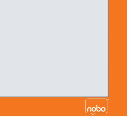 Nobo Magnetrahmen selbstklebend orange A4 2 St.