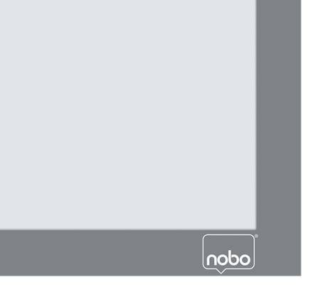 Nobo Magnetrahmen selbstklebend silber A4 2 St.