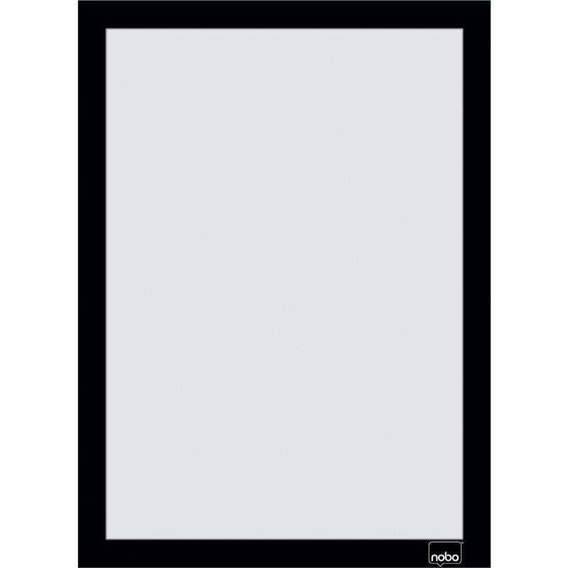 Nobo Magnetrahmen selbstklebend schwarz A4 2 St.