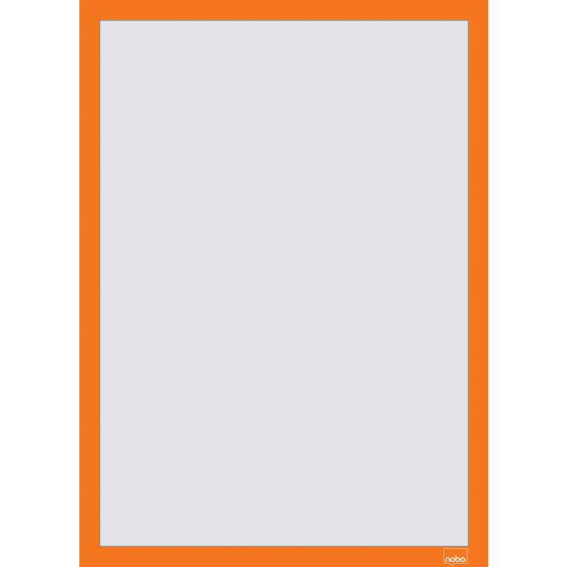 Nobo Magnetrahmen selbstklebend orange A3 2 St.