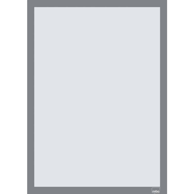 Nobo Magnetrahmen selbstklebend silber A3 2 St.