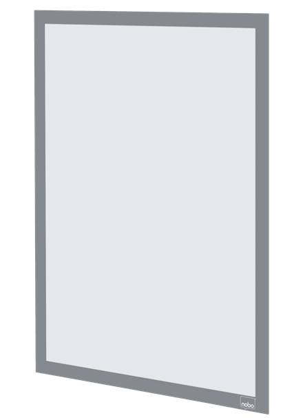 Nobo Magnetrahmen selbstklebend silber A3 2 St.