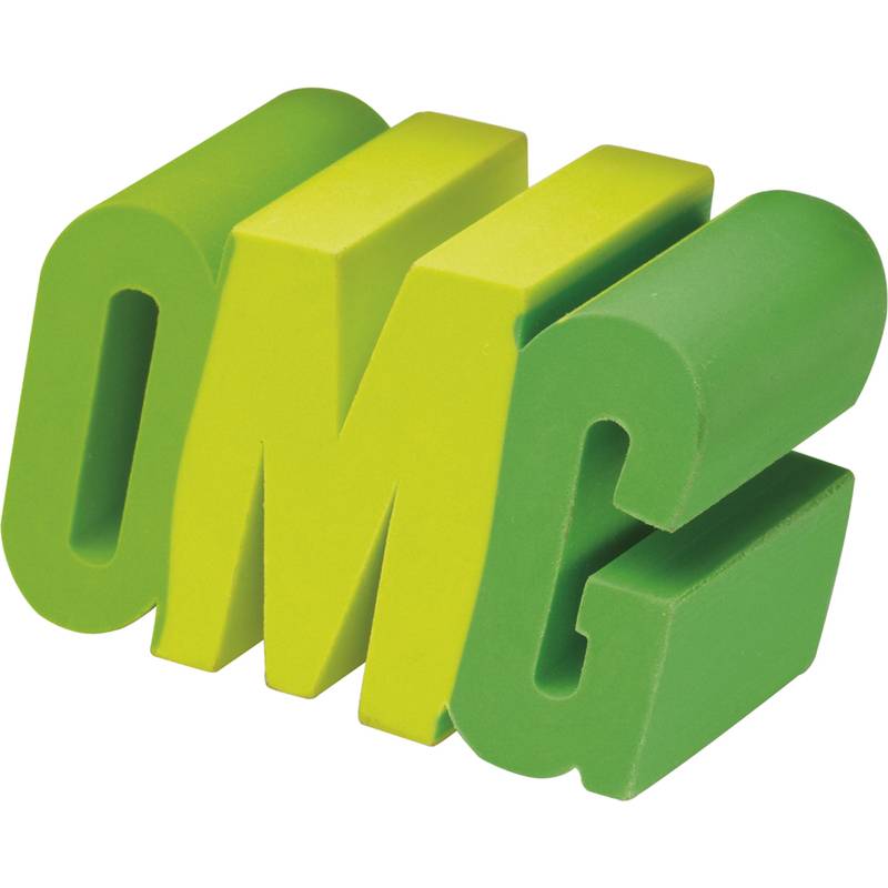 WESTCOTT Kunststoff-Radierer OMG, grün