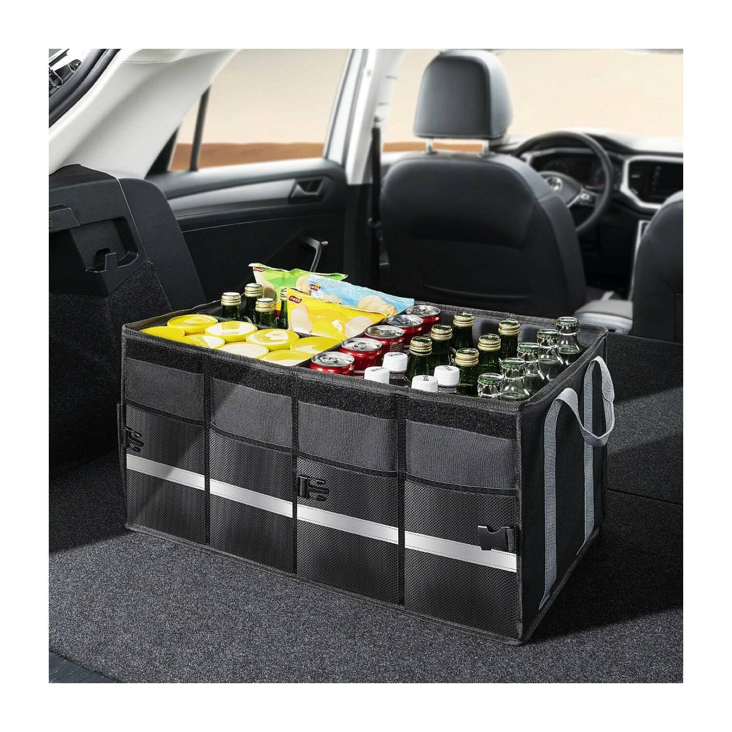 Baseus OrganizeFun 60L Auto-Organizer für lange Reisen oder den täglichen Gebrauch Schwarz
