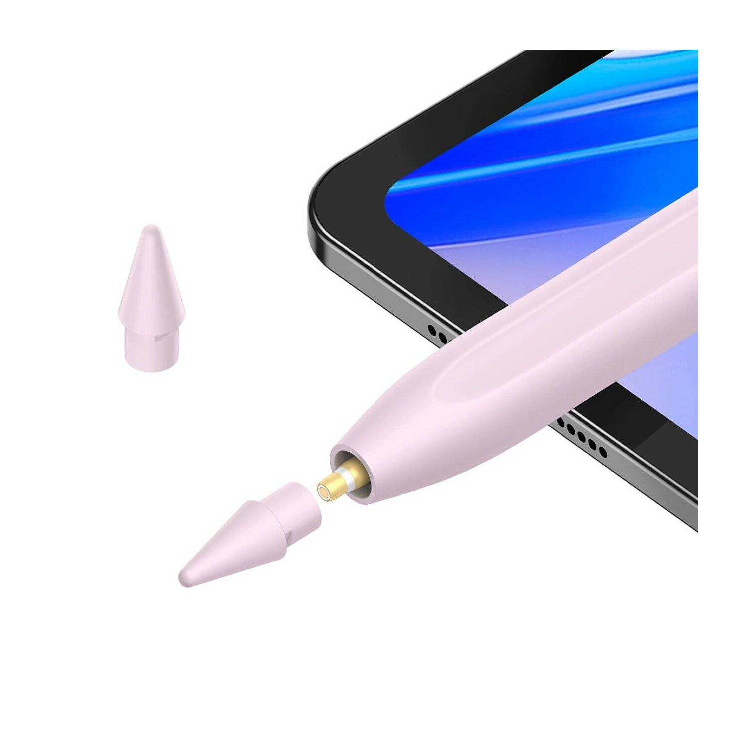 Baseus Smooth Writing 2 Aktiver Stift Eingabestift kompatibel mit iPad 125 mAh Rosa