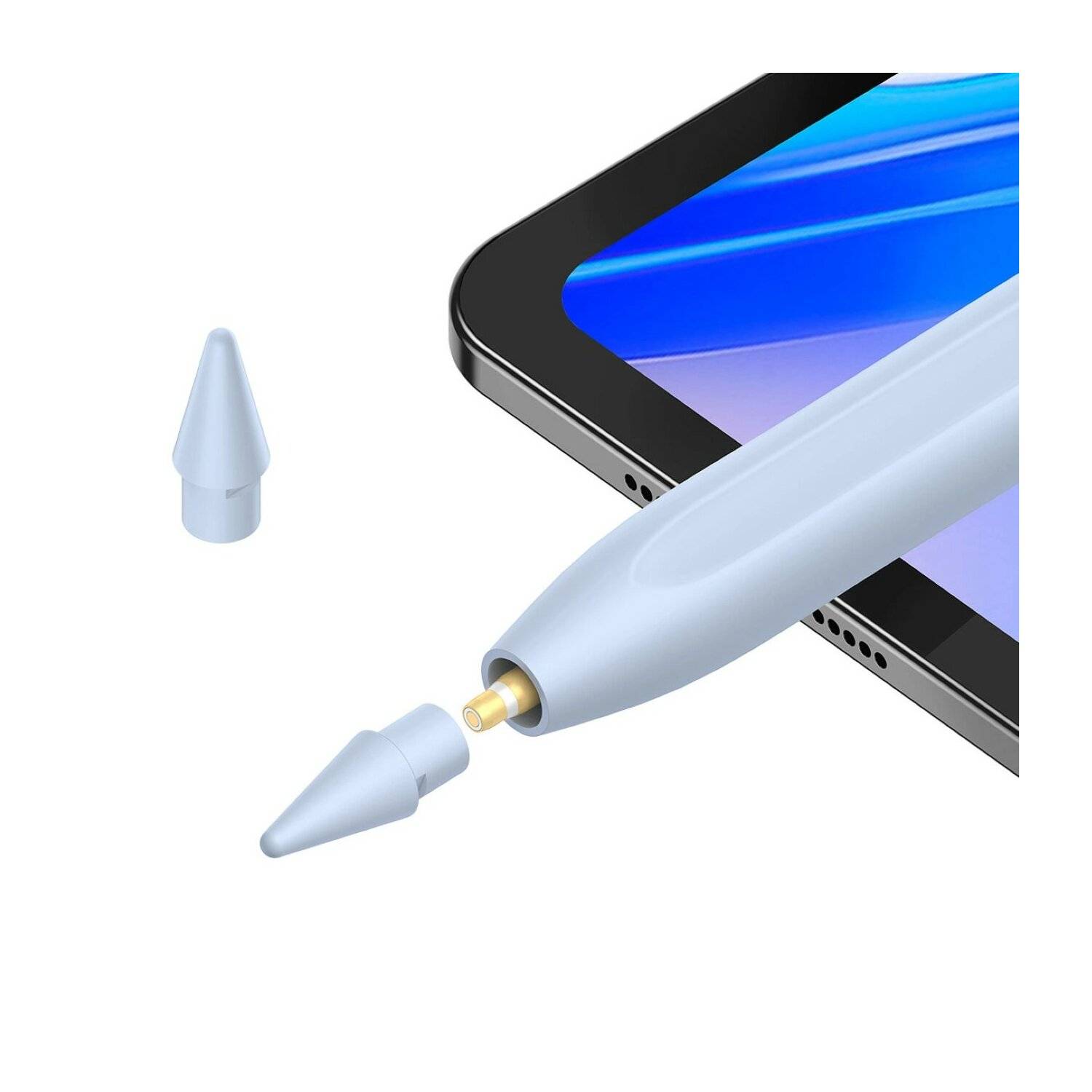 Baseus Smooth Writing 2 Aktiver Stift Eingabestift kompatibel mit iPad 125 mAh Blau