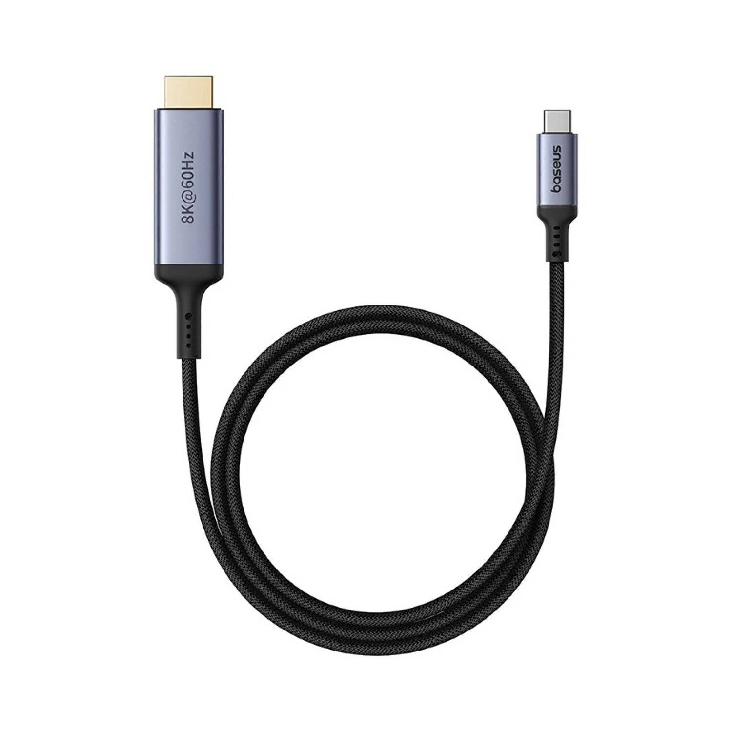 Baseus BS-OH064 8K 60Hz USB-C – HDMI-Kabel 1,5 m – Schwarz